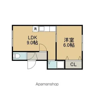 パレス住吉【101号室】の間取り