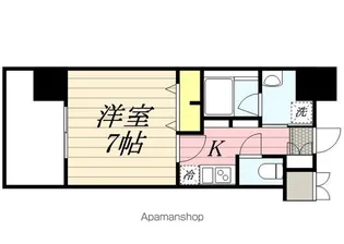 エンクレスト県庁前【4階】の間取り