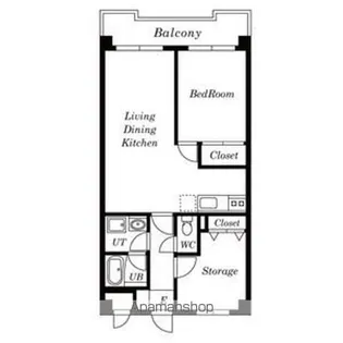 ドエル習志野台【2階】の間取り
