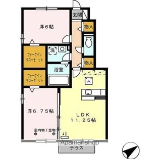 SANKEI(サンケイ)【1階】の間取り