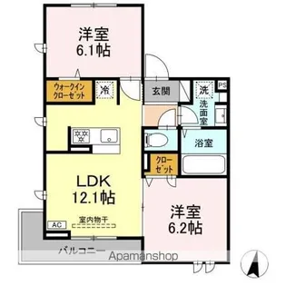 サウスヒルズ世田谷【3階】の間取り