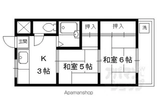 シャトルさわだ【203号室】の間取り