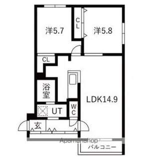 La Colina【4階】の間取り