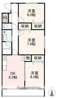 レジェンド【201号室】の間取り