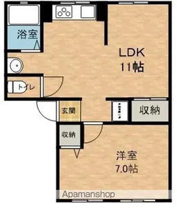 ソフィア【102号室】の間取り