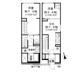ソラシアレジデンス学芸大学II【1階】の間取り
