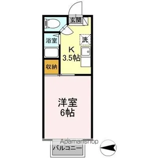 メゾン猿橋【202号室】の間取り