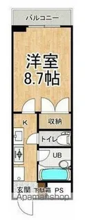 ハオス.ベハーゲン【6階】の間取り