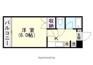 エクステンド城山【4階】の間取り