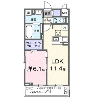 エリピア ロフォ【1階】の間取り