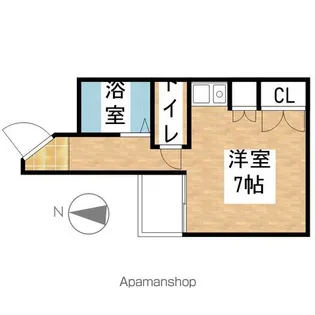 ドール栄5丁目【1階】の間取り