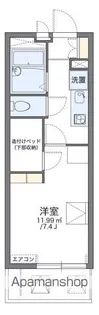 レオパレス21リバーアイランド【2階】の間取り