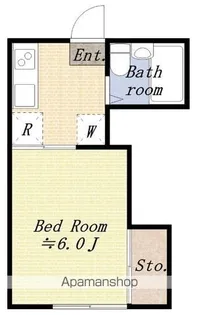 東京都三鷹市上連雀4丁目【アパート】の間取り