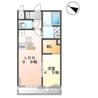 ARIETE(アリエーテ)【2階】の間取り