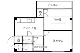 ハイム光月【301号室】の間取り