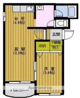 セルジェ・K−Ⅰ【202号室】の間取り