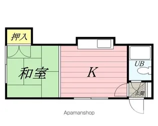 ハイツ本町B【201号室】の間取り