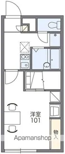 レオパレスプレミールS&N【107号室】の間取り