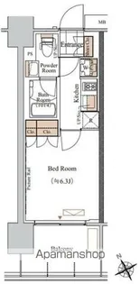 ブランシエスタ西船橋【3階】の間取り