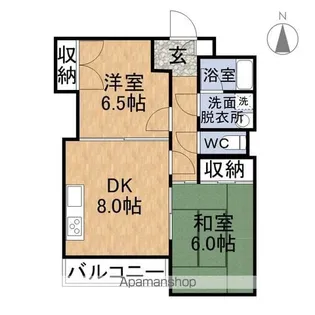 サンステージⅡ【203号室】の間取り