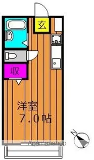 グランデカーサ【203号室号室】の間取り