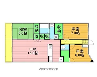 アクアレジデンス【8階】の間取り