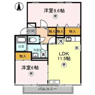 ロイヤルファミールⅡ C【1階】の間取り