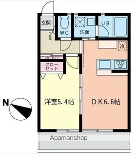 ルナージュ弐番館【3階】の間取り