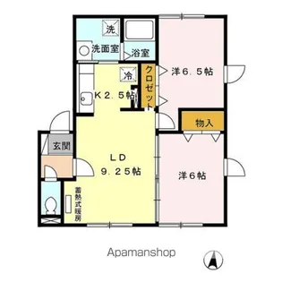 グランドール A館【101号室】の間取り