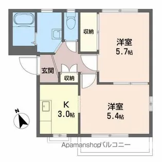 グランドメゾン【2階】の間取り