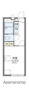 レオパレス大谷【2階】の間取り