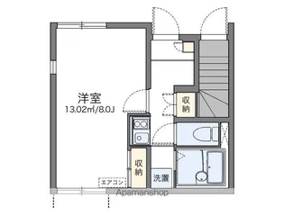 レオネクストパラシオン丸山【101号室】の間取り