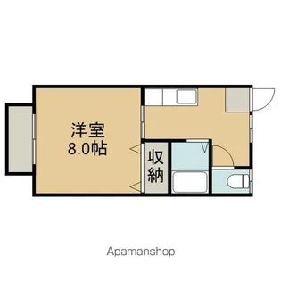 フレンド【A206号室】の間取り