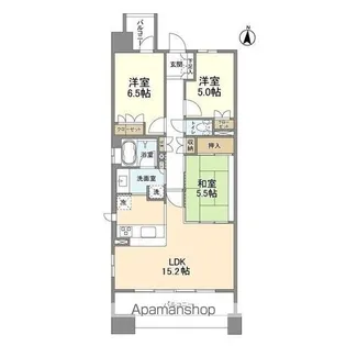 SS.FLAT桜山【13階】の間取り