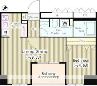 T.BRAND世田谷【9階】の間取り