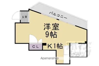 CHATEAU KAZUKI【301号室】の間取り