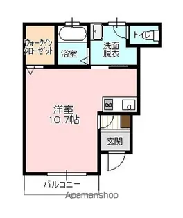 ライフメント中町【102号室】の間取り