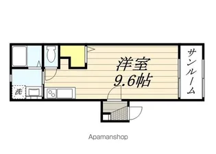 リテラ銀天町【1階】の間取り