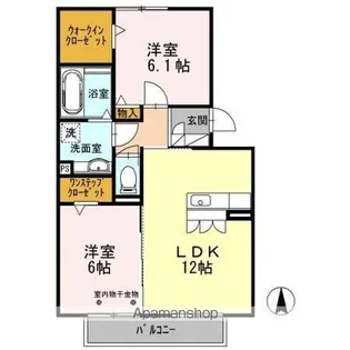 グランドゥール【3階】の間取り
