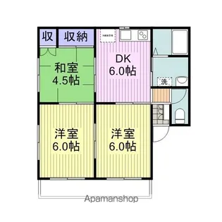 ルミエールK【2階】の間取り