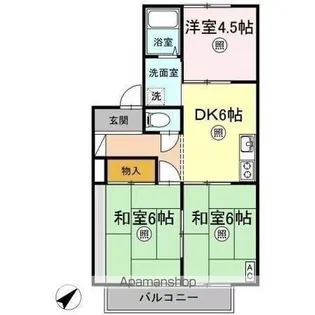プチパール102【2階】の間取り