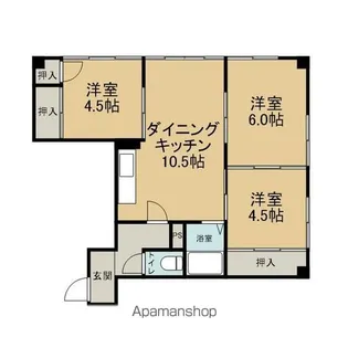 マンションブルク【301号室】の間取り