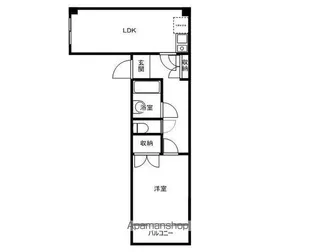 城山ハイツ【3階】の間取り