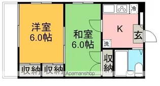 シティホームズ千代田【2階】の間取り