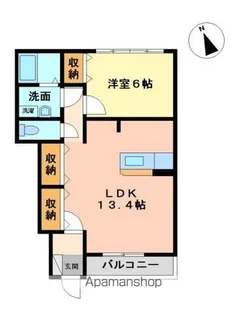 ツインズ桜田A【105号室】の間取り