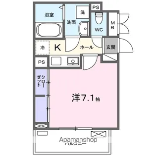 ヒカルサ熊谷曙町【3階】の間取り