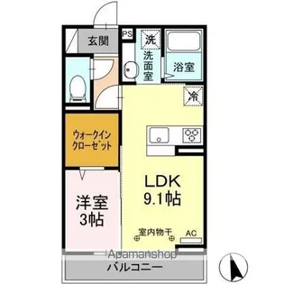 DUCCO(デュッコ) Ⅵ【2階】の間取り