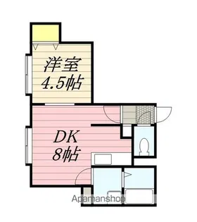 フラットJ月寒中央【203号室】の間取り