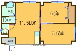 林ビル【1階】の間取り