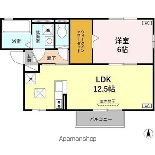コンフォートスクエア C【1階】の間取り